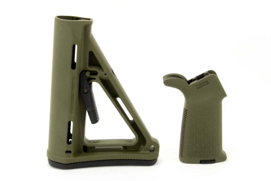 Magpul Moe Carbine Stock Mil Spec And Moe Grip Combo Od Green Cerakote