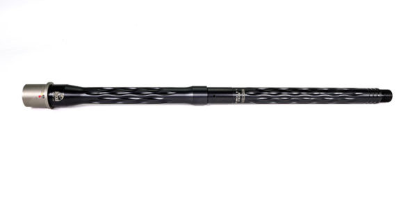 Faxon Match Series- 16" Flame Fluted, 300 BLK, 5R, Carbine Length, 416R, Nitride, Nickel Teflon Extension