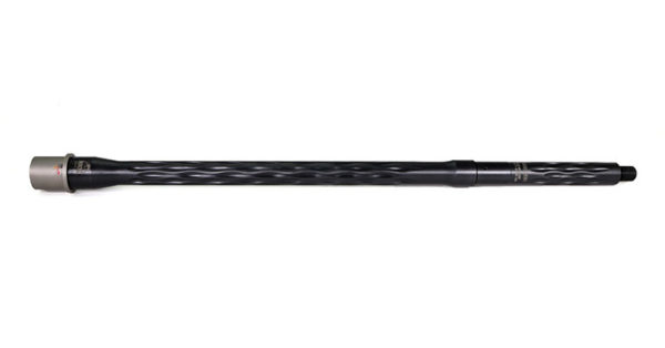 Faxon Match Series- 18" Flame Fluted, .223 Wylde, Mid-Length, 416R, Nitride, 5R, Nickel Teflon Extension