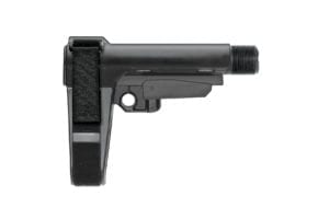 AR15 SB Tactical SBA3 Pistol Stabilizing Brace W/ Mil Spec Buffer Tube - Black