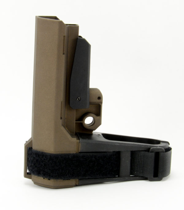 AR15 SB Tactical SBA3 Pistol Stabilizing Brace - Midnight bronze Cerakote