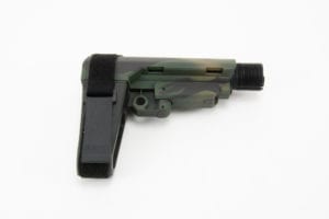 AR15 SB Tactical SBA3 Pistol Stabilizing Brace W/ Mil Spec Buffer Tube - Forest Shadowcam Cerakote
