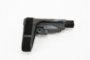 AR15 SB Tactical SBA3 Pistol Stabilizing Brace W/ Mil Spec Buffer Tube - Urban Shadowcam Cerakote