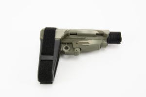 AR15 SB Tactical SBA3 Pistol Stabilizing Brace W/ Mil Spec Buffer Tube - Foliage Shadowcam Cerakote