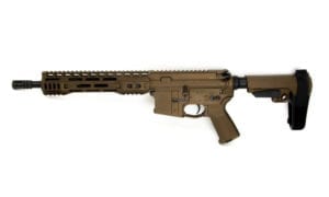 BKF AR15 Cerakoted 11.5" 1/7 Twist 5.56 Nato Pistol - Midnight Bronze