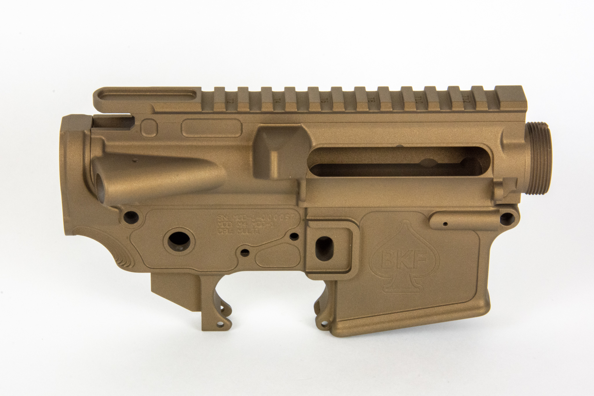 BKF AR15 Stripped Lower Receiver - Midnight Bronze Cerakote