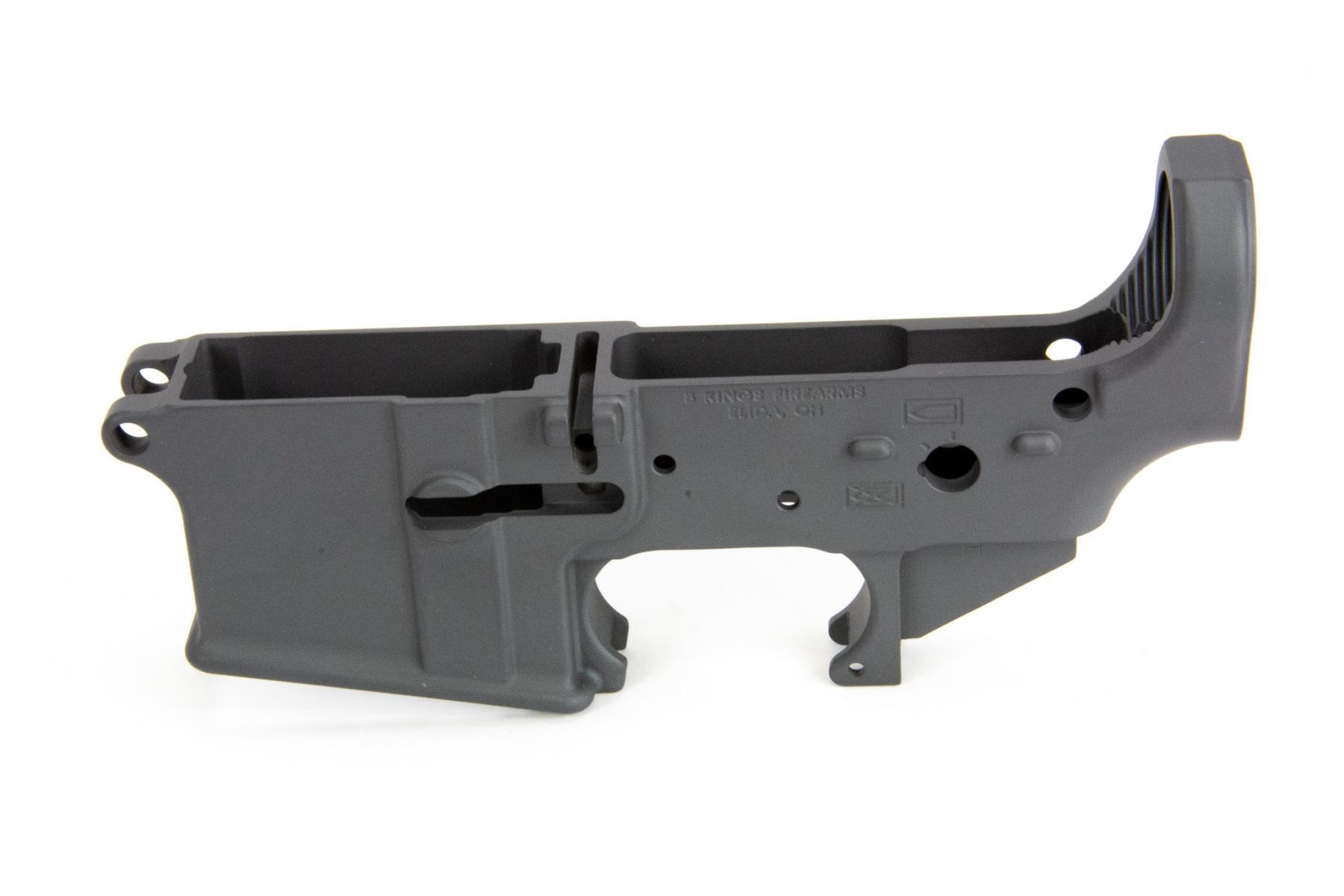 Bkf Ar15 Stripped Lower Receiver No Logo Sniper Grey Cerakote