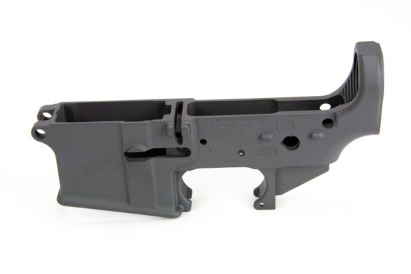 BKF AR15 Stripped Lower Receiver - Sniper Grey Cerakote