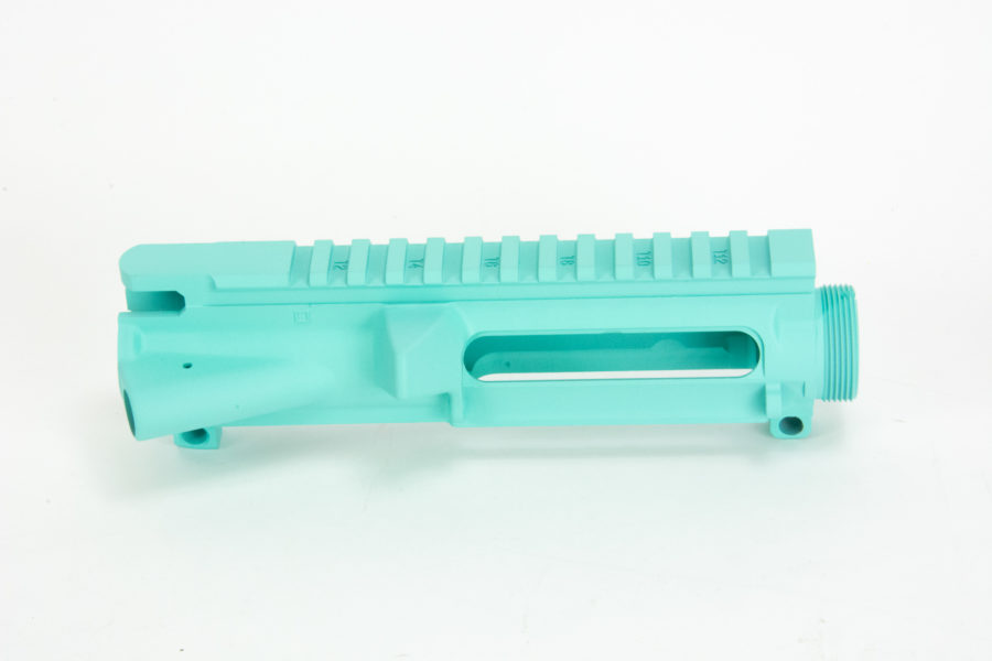 BKF AR15 Stripped Upper Receiver - Robins Egg Blue Cerakote
