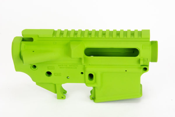 BKF AR15 Stripped Cerakoted Receiver Set - Zombie Green Cerakote