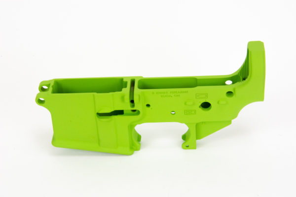 BKF AR15 Stripped Lower Receiver - Zombie Green Cerakote