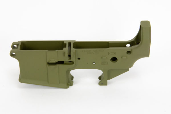 BKF AR15 Stripped Lower Receiver - Bazooka Green Cerakote