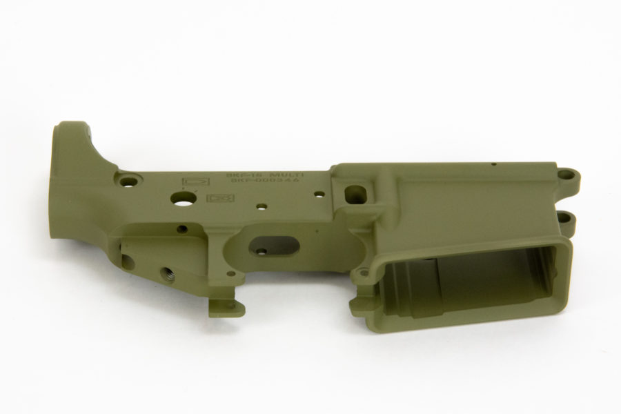 BKF AR15 Stripped Lower Receiver - Bazooka Green Cerakote