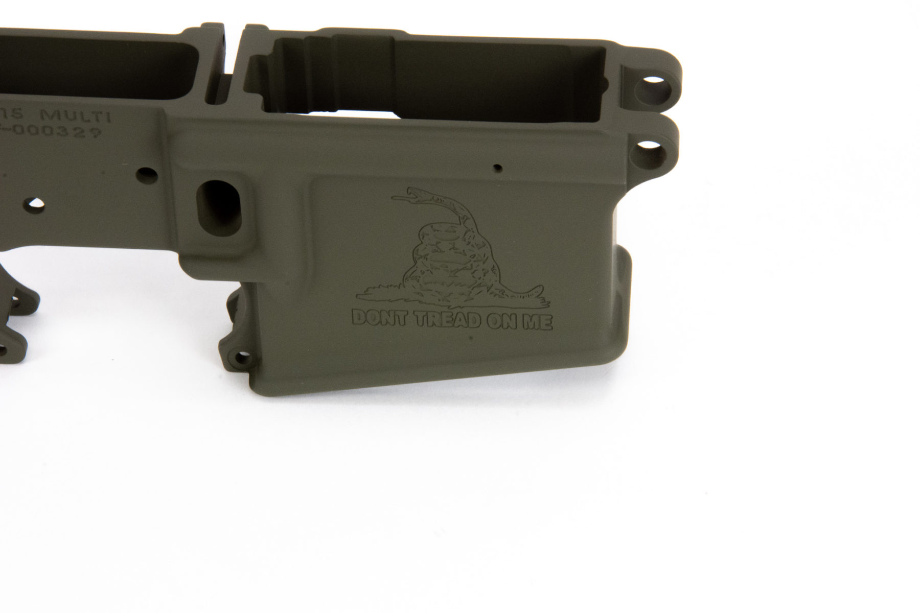 BKF AR15 Stripped Cerakoted Receiver Set - OD Green