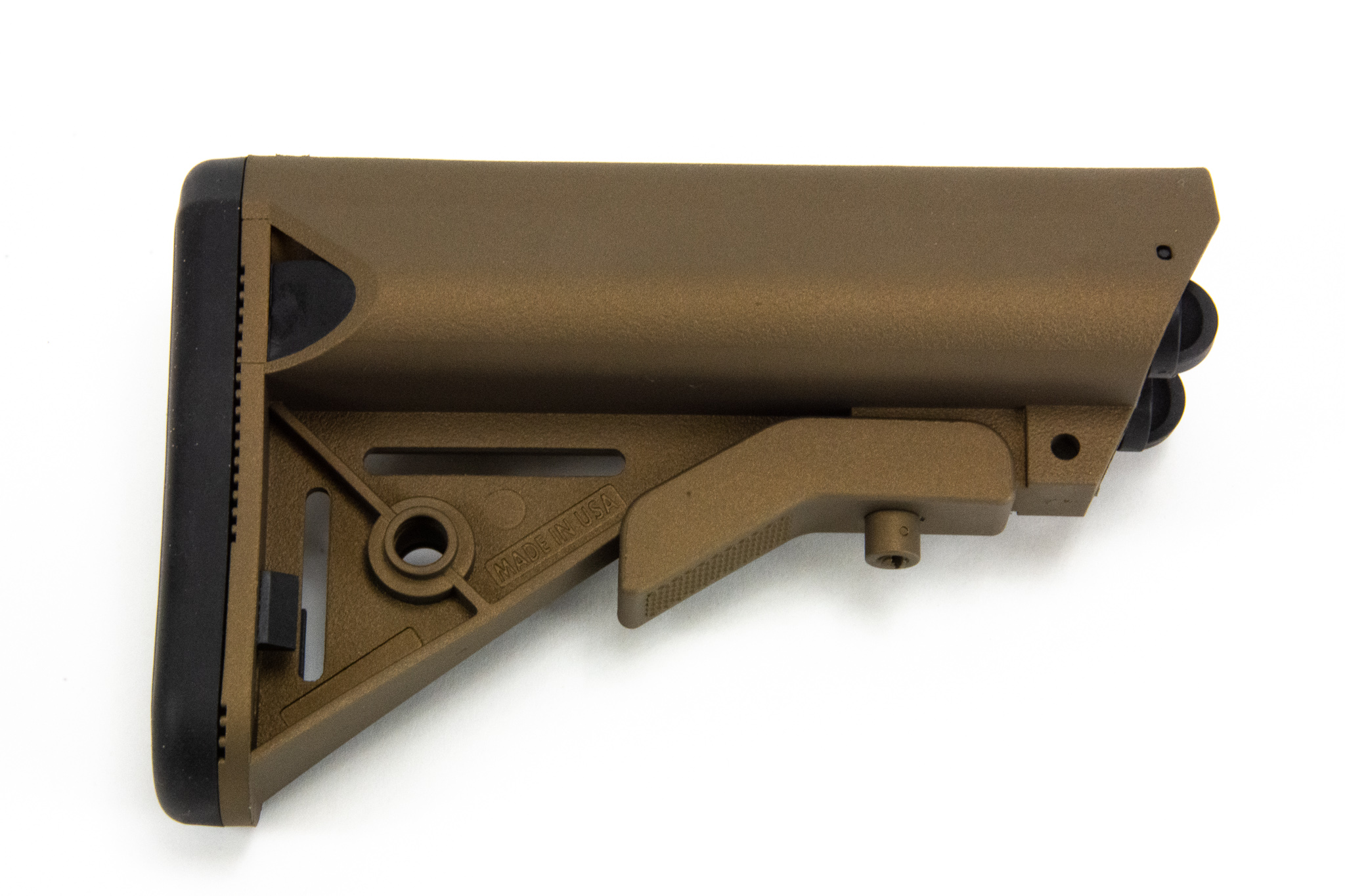 BKF Sopmod Mil-spec Stock - Burnt Bronze Cerakote