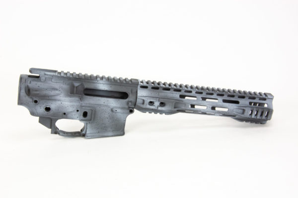 BKF AR15 MOD-1 Stripped Cerakoted 9.875" Builder Set - Grey Battleworn