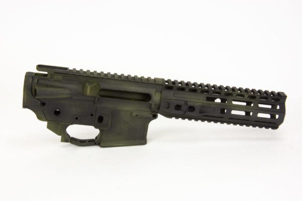 BKF AR15 MOD-1 Stripped Cerakoted 7.25" Builder Set - Green Battleworn