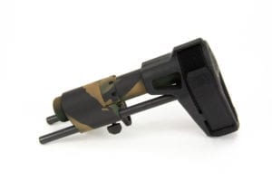AR15 SB Tactical SBPDW Pistol Stabilizing Brace - Shadowcam Forest Cerakote
