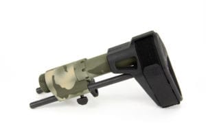 AR15 SB Tactical SBPDW Pistol Stabilizing Brace - Shadowcam Foliage Cerakote