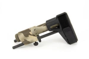 AR15 SB Tactical SBPDW Pistol Stabilizing Brace - Shadowcam Desert Cerakote