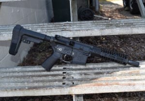 BKF M4 MOD-1 AR15 8" 1/7 Twist 300 Blackout SBA3 Pistol - Anodized