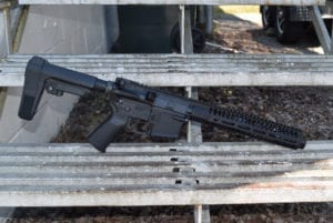 BKF M4 MOD-1 AR15 9" 1/7 Twist 300 Blackout SBA3 Pistol - Anodized