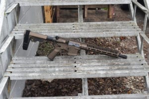 BKF M4 MOD-1 AR15 12.5" 1/7 Twist 5.56 Nato SBA3 Cerakoted Pistol - Midnight Bronze