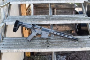 BKF M4 MOD-1 AR15 10.5" 1/7 Twist 300 Blackout PDW Cerakoted Pistol - Tungsten