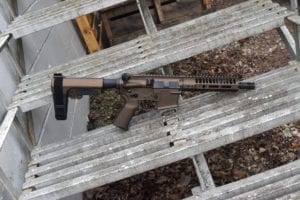 BKF M4 MOD-1 AR15 8" 1/7 Twist 300 Blackout SBA3 Pistol - Midnight Bronze