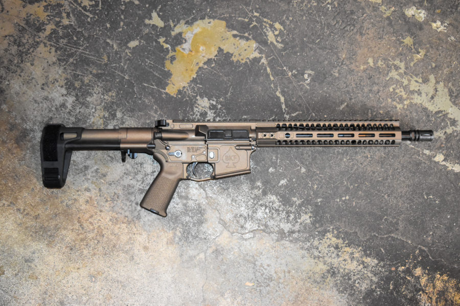 BKF M4 MOD-1 AR15 12.5" 1/7 Twist 5.56 Nato PDW Pistol - Midnight Bronze