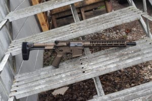 BKF M4 MOD-1 AR15 12.5" 1/7 Twist 5.56 Nato PDW Pistol - Midnight Bronze