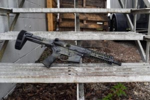 BKF M4 MOD-1 AR15 8" 1/7 Twist 300 Blackout PDW Cerakoted Pistol - Multicam Black