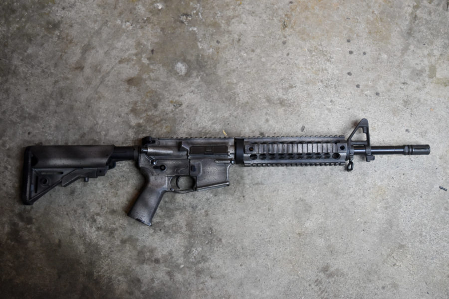 BKF M4 MOD-1 AR15 14.5" Pinned to 16" 1/7 Twist 5.56 Nato FSB Rifle - Titanium Battleworn