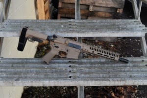 BKF M4 MOD-1 AR15 10.5" 1/7 Twist 5.56 Nato SBA3 Cerakoted Pistol - FDE