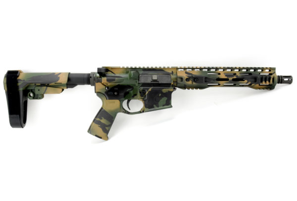 BKF M4 MOD-0 10.5" 1/7 Twist 5.56 Nato SBA3 FFSSR Pistol Forest Shadowcam