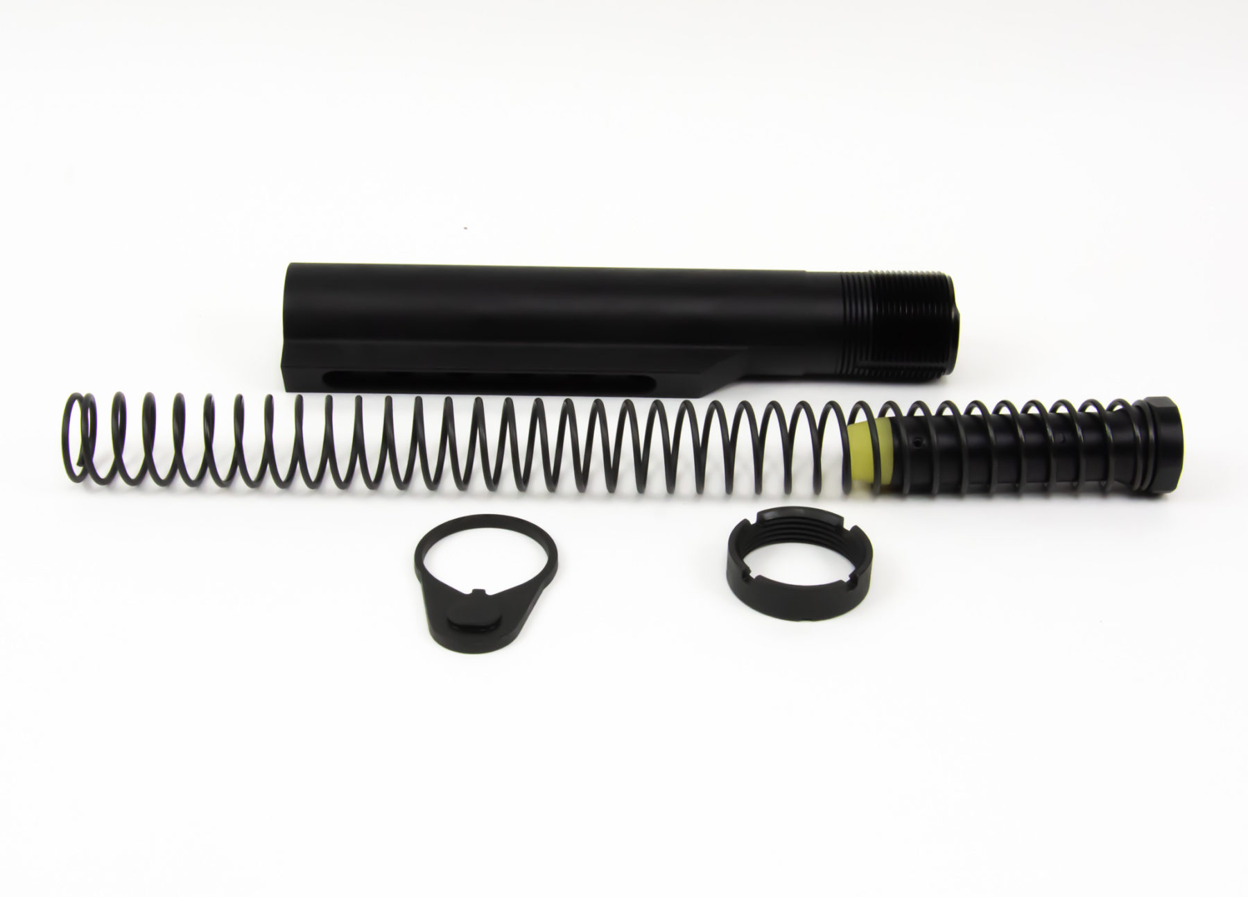BKF AR15 M4 Carbine Buffer Tube Assembly Mil Spec 7075