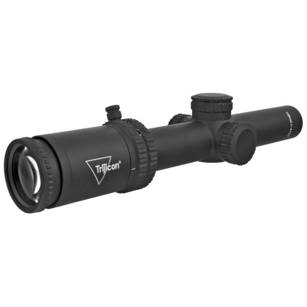 Trijicon, Credo 1-4x24mm Second Focal Plane Riflescope with Red MRAD Ranging, 30mm Tube