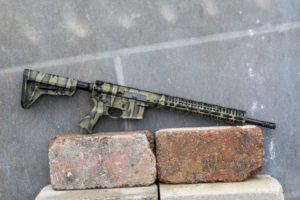 BKF M4 MOD-1 M4 16" 1/7 Twist 5.56 Nato Rifle - Bazooka Tiger Stripe