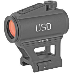 US Optics TSR-1X 5 MOA Red Dot 3-Night Vision Compatible Levels Picatinny Riser Mount