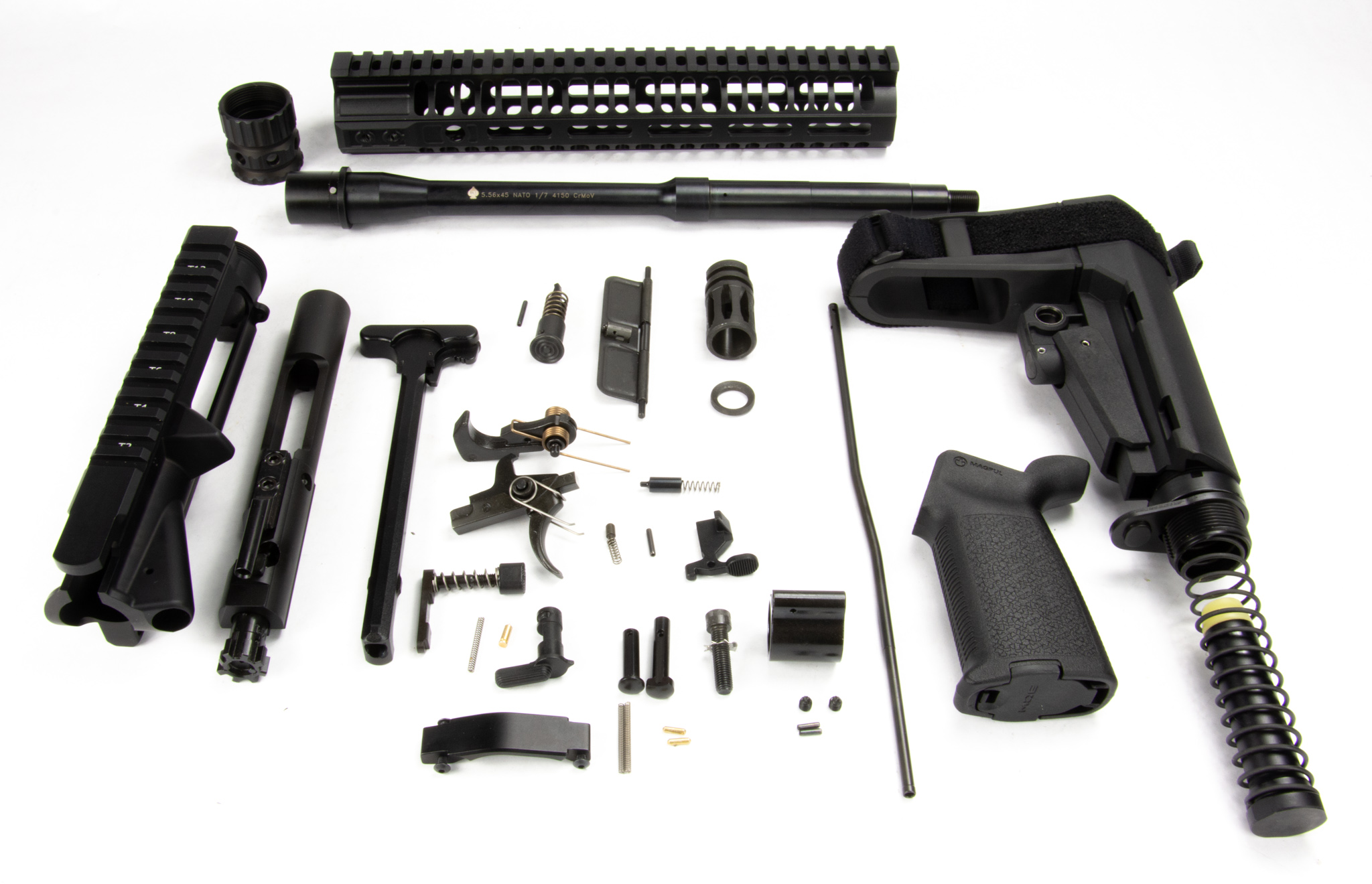 BKF AR15 12.5" 5.56 Nato Premium SBA3 Build Kit