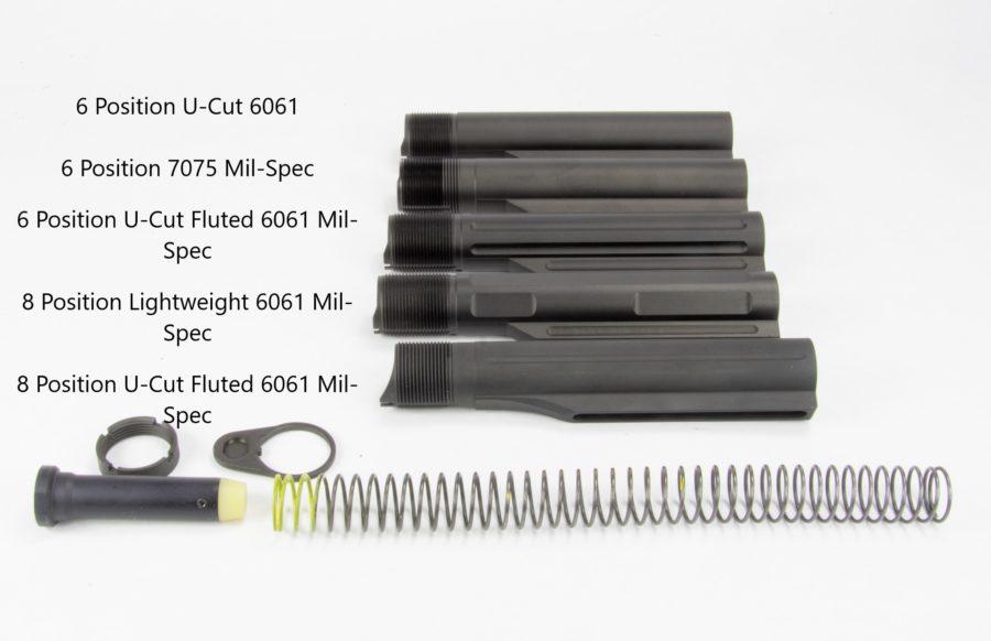 BKF Reduced Power Carbine Buffer Assembly - Sprinco Spring (Yellow), BKF Carbine BUFFER (3.0oz)