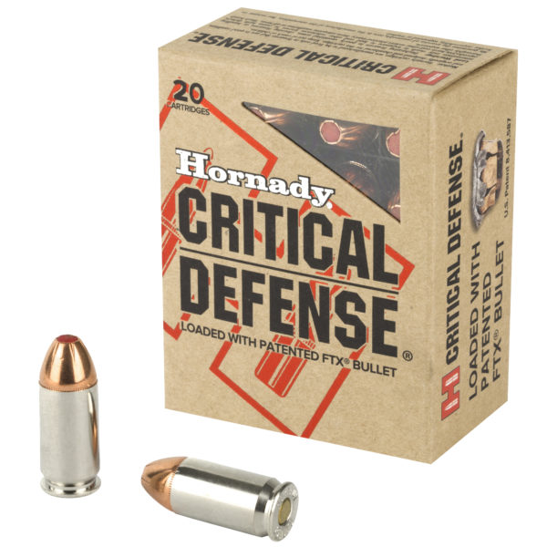 Hornady, Critical Defense 45ACP 185 Grain, Flex Tip, 20 Round Box