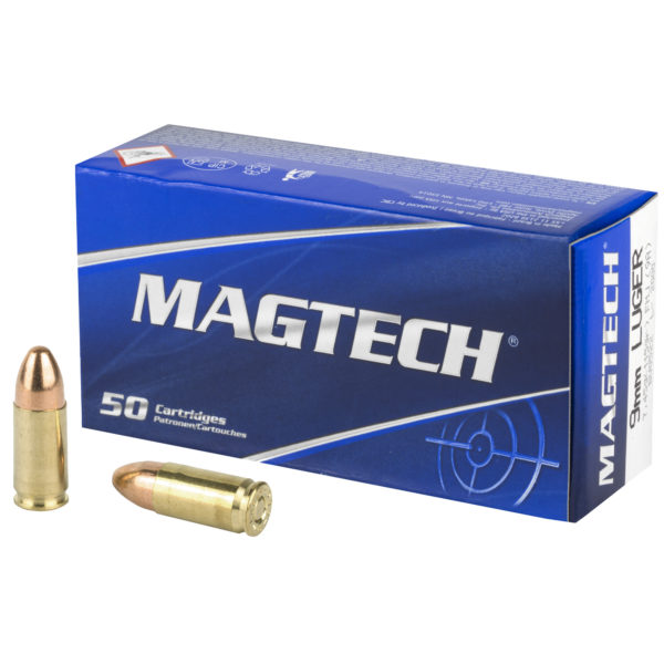 Magtech, Sport Shooting, 9MM, 115Gr, Full Metal Jacket, 50 Round Box