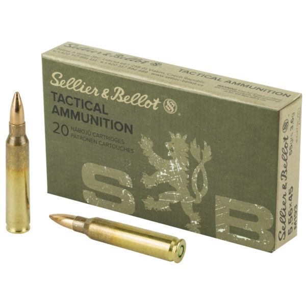 Sellier & Bellot, Rifle, 556 NATO, 55Gr, Full Metal Jacket, 20 Round Box