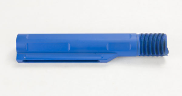 BKF AR15 Lightweight 8 Position Anti-Tilt Carbine Length Buffer Tube (NRA Blue)