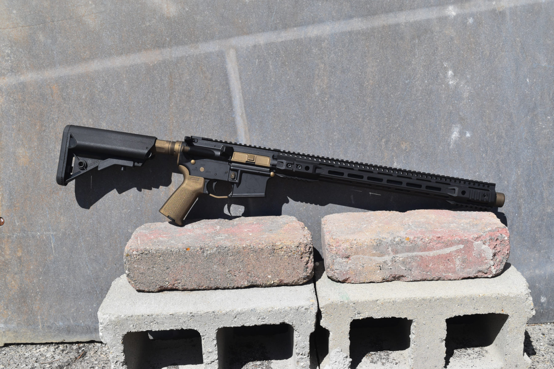 AR15 Magpul MOE Grip Burnt Bronze Cerakote