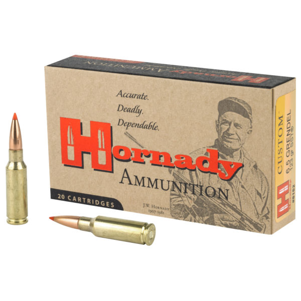Hornady, Custom Ammunition, 6.5 Grendel, 123 Grain, SST, 20 Round Box