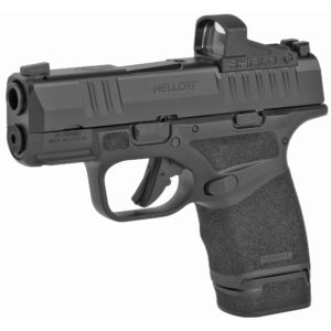 Springfield, Hellcat OSP, Semi-automatic, Striker Fired, Sub-Compact, Optics Ready, 9MM, 3" Hammer Forged Barrel, Polymer Frame, Black Melonite Finish, 11/13Rd, 2 Mags, Tritium Front Sight, Tactical Rack Rear Sight, Includes Shield SMSC Red Dot, 4 MOA Dot