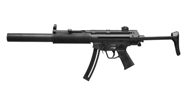 HK, MP5, Semi-automatic, 22LR, 16.1" Barrel, Matte Black Finish, 1 Mag, 25Rd