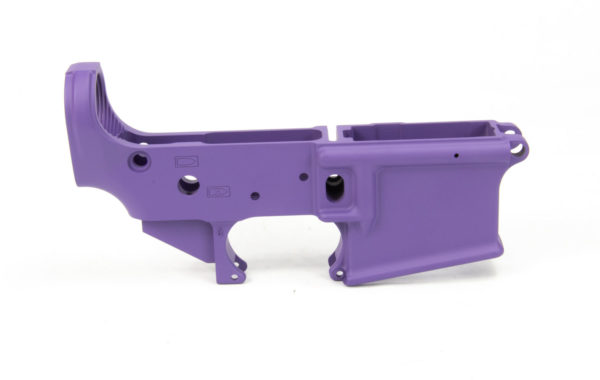 BKF AR15 Stripped Lower Receiver - Purple Cerakote